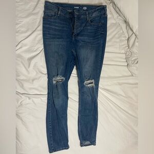 Old navy high rise super skinny jeans